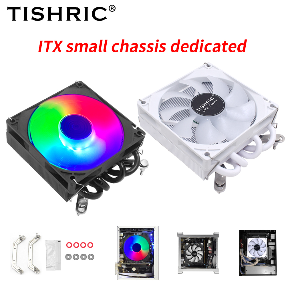 Air Cooler Cpu - TISHRIC CPU Cooling Fan ITX Small