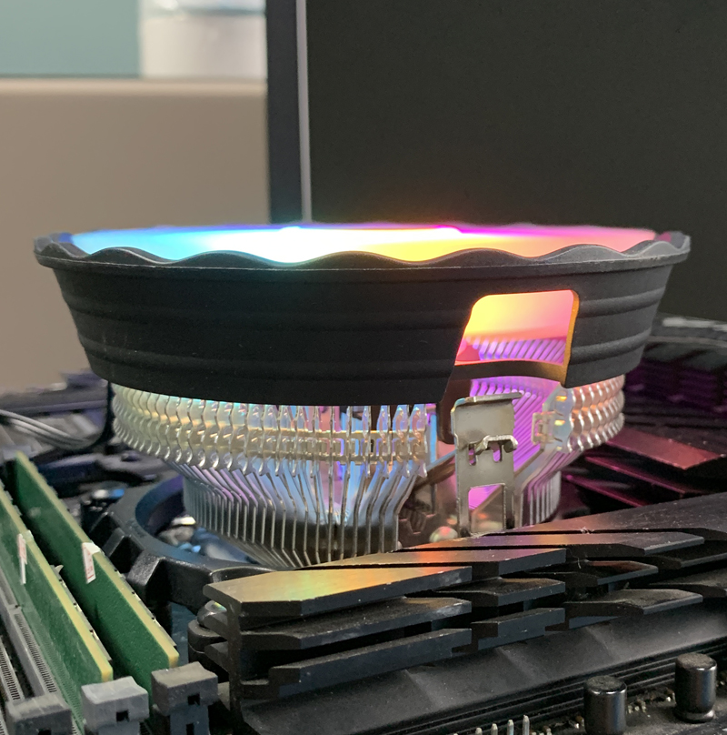 RGB CPU Air Cooler 90mm PC Pro - огляд і ціна Air Cooler Cpu