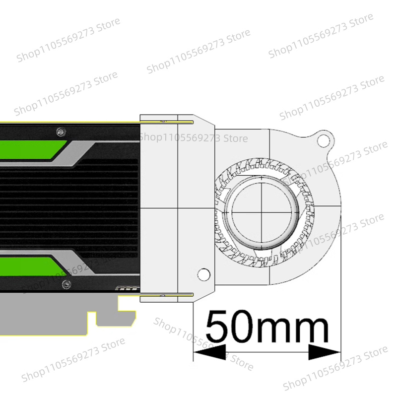 Cooling Fan for Nvidia Tesla P - огляд і ціна Gpu Cooler