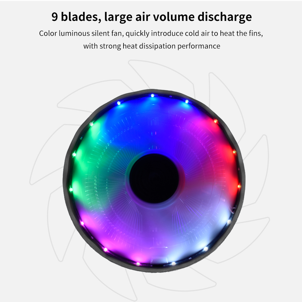 TISHRIC CPU Cooler Fan RGB PWM - огляд і ціна Cpu Heatsink