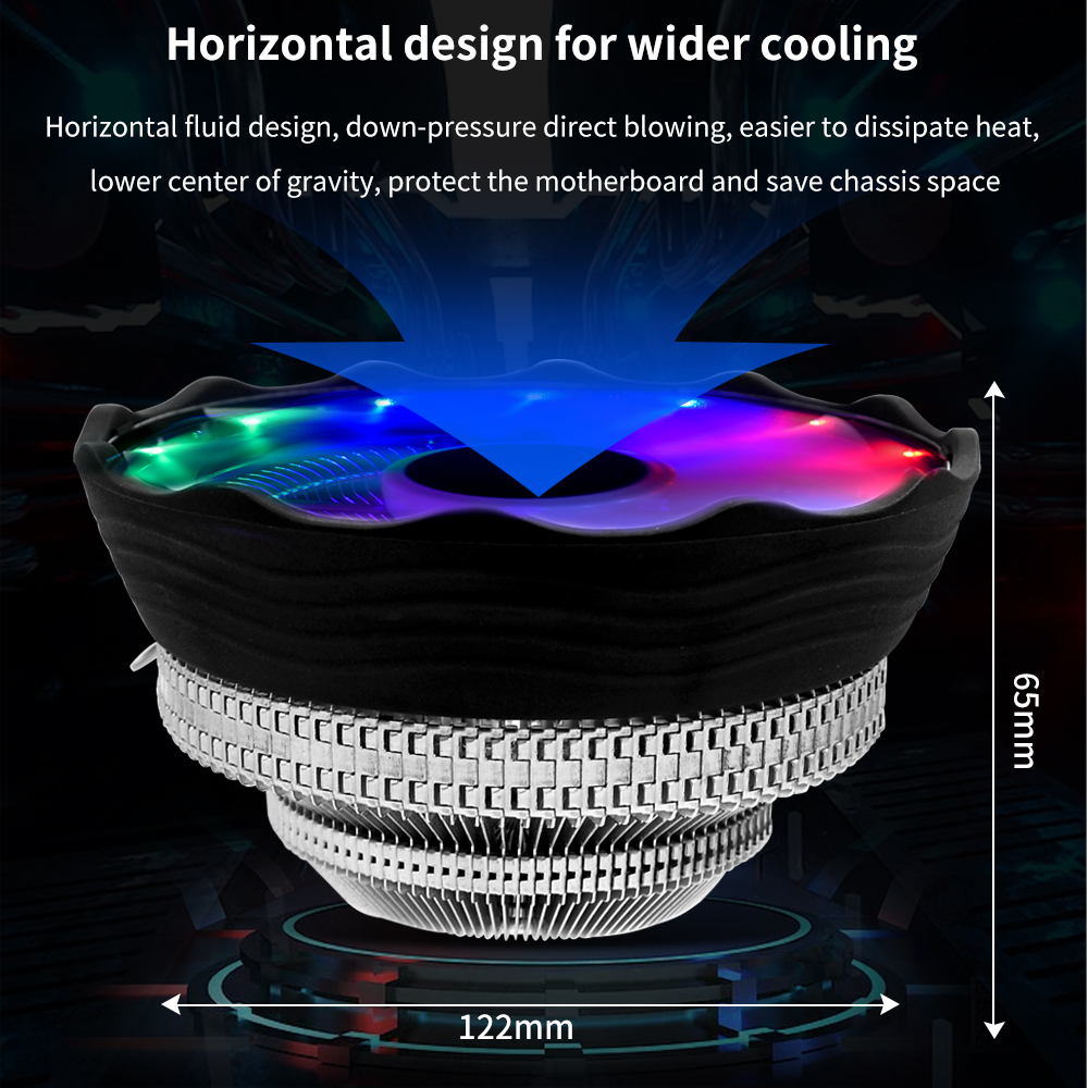 TISHRIC CPU Cooler Fan RGB PWM - огляд і ціна Cpu Heatsink