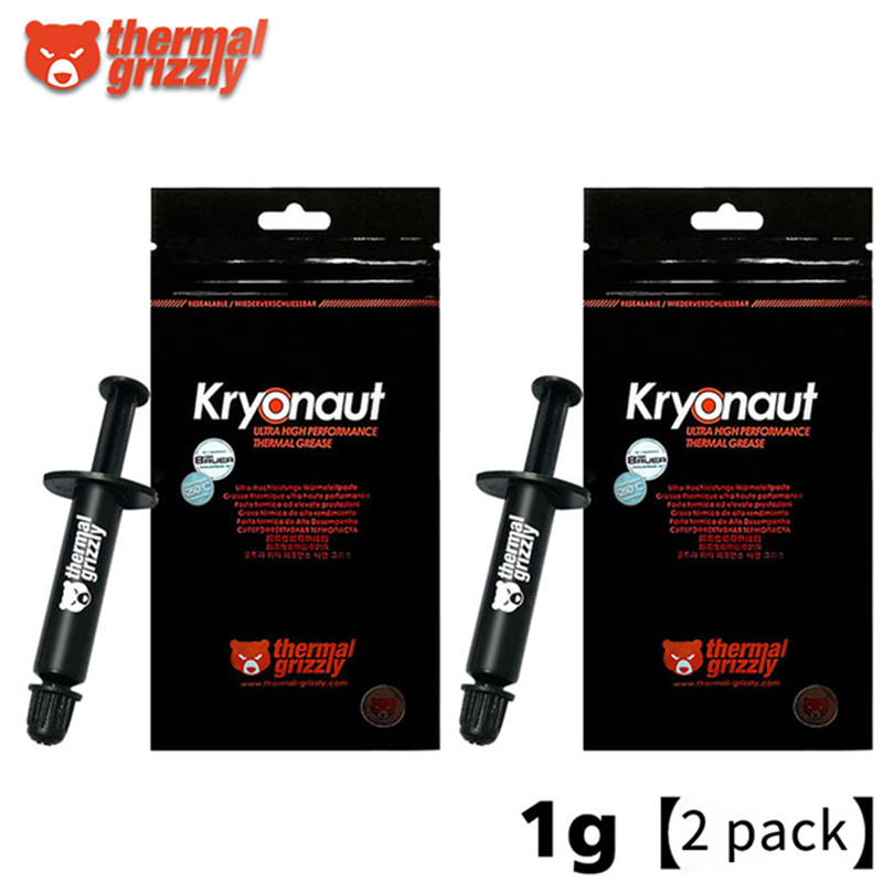 Thermal Grizzly Kryonaut 1gx2  - огляд і ціна Thermal Paste