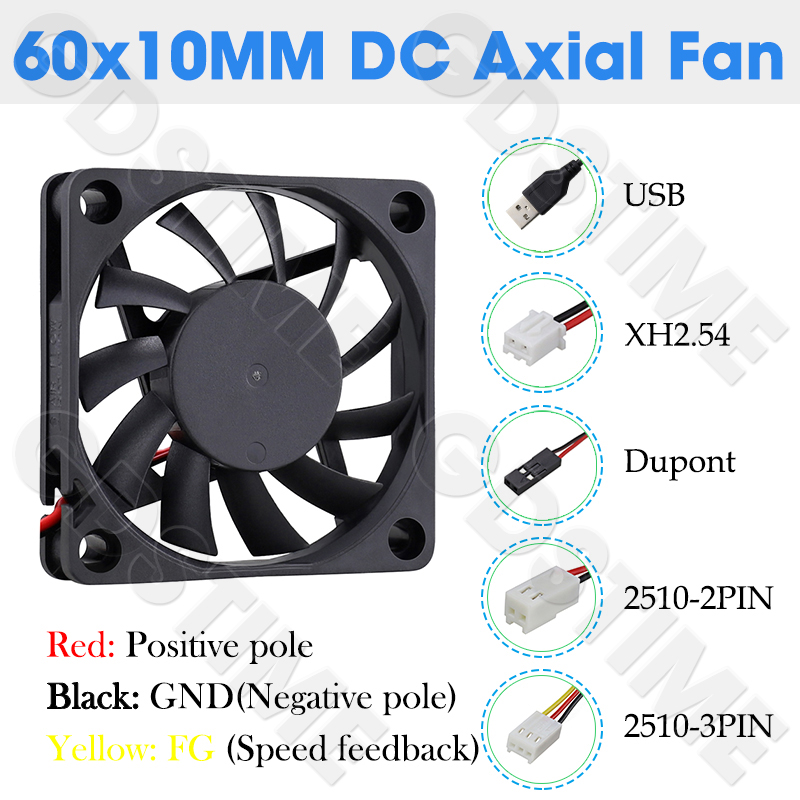 GDSTIME 60mm Fan 24V 12V Fan 6 - огляд і ціна Gpu Cooler