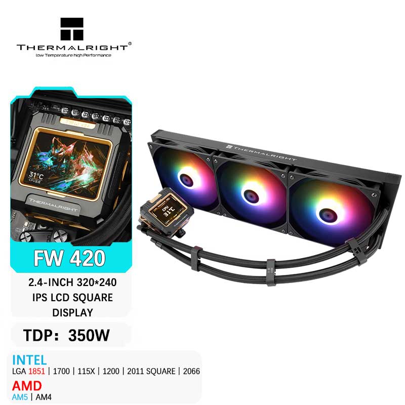 Thermalright FW 420 All-in-one - огляд і ціна Aio Liquid Cooler